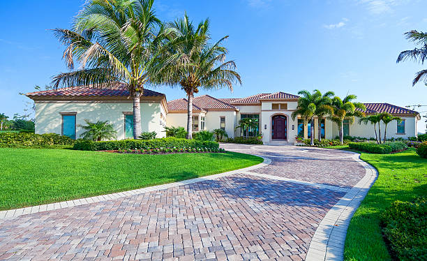 Permeable Paver Driveway in Alvin, TX